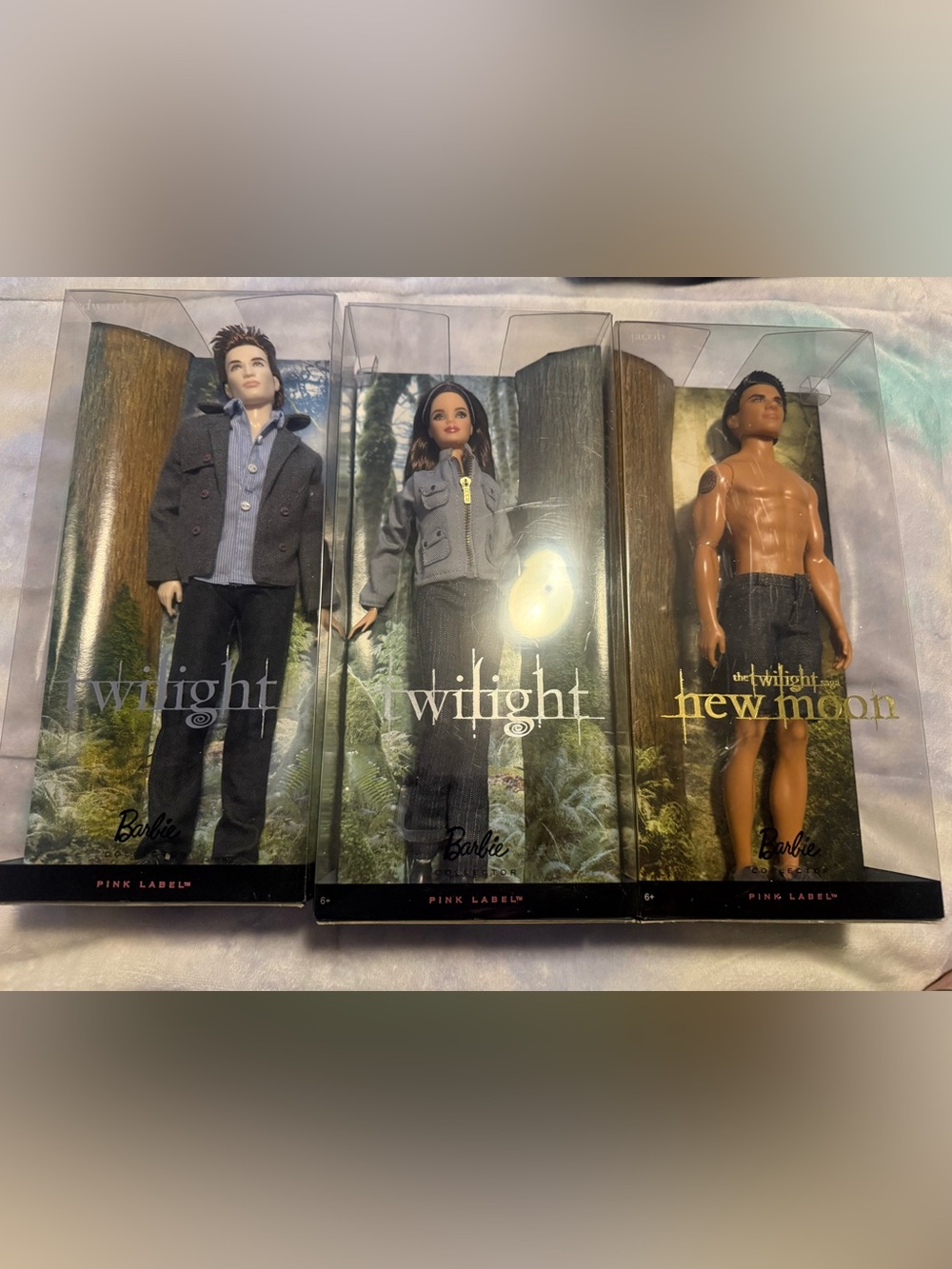 Barbie Twilight Collection Dolls in Edward, Bella & Jacob